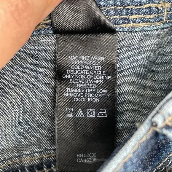 ~DKNY Women's Vintage Y2K Denim Midi Skirt 5 - Picture 7 of 8